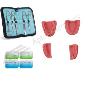 Suturing kit For Medical Students With Skin Tone Variety Pads