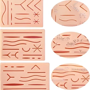 Suture Practice Pad with Pre-Cut Wounds