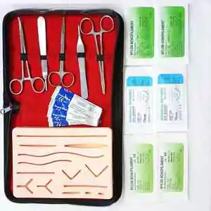 Complete Suture Practice Kit with Silicone Pad