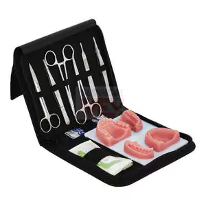 Professional Dental Suture Kit with Realistic Jaw