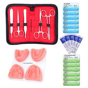 Professional Dental Suture Kit with Realistic Jaw