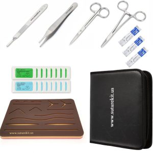 Suture Practice Kit with Sterile Threads and Tools