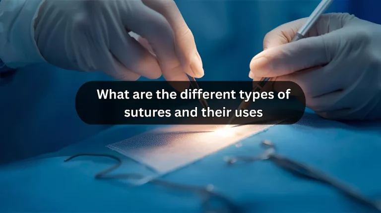 What are the different types of sutures and their uses