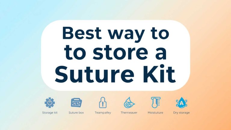 Best way to store a suture kit